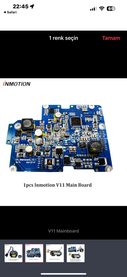 Inmotion V11 Denetleyici Kart